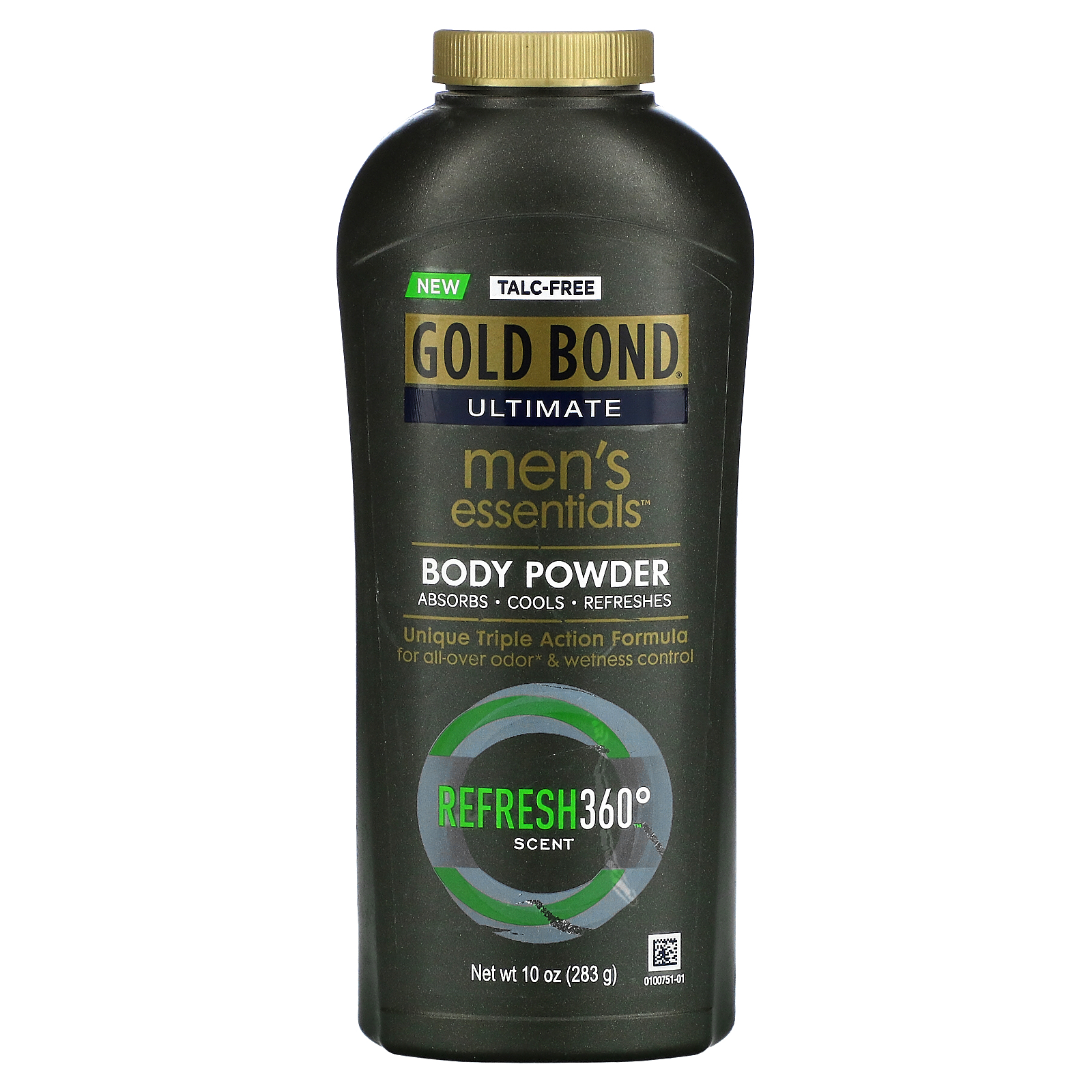 Gold Bond, Ultimate, Men's Essentials Body Powder, Refresh 360 Scent