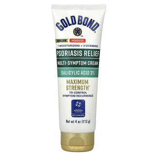 Gold Bond, Medicated, Psoriasis Relief, Multi-Symptom Cream, 4 oz (113 g)