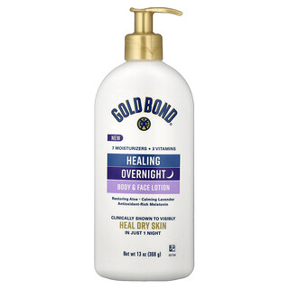 Gold Bond, Healing Overnight, Body & Face Lotion, 13 oz (368 g)