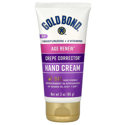 Gold Bond, Age Renew™, Crema para manos Crepe Corrector™, 85 g (3 oz)