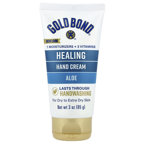 Gold Bond Healing Hand Cream, Aloe, For Dry To Extra Dry Skin, 3 oz (85 g)