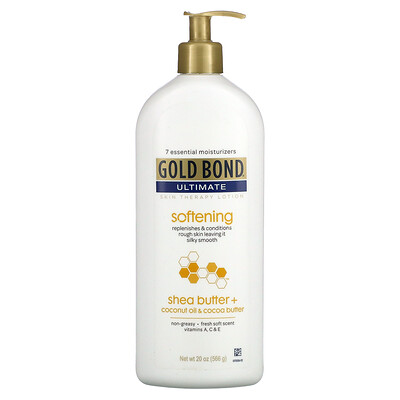 

Gold Bond Ultimate Skin Therapy Lotion Softening Shea + Coconut Oil & Cocoa Butter 20 oz (566 g)