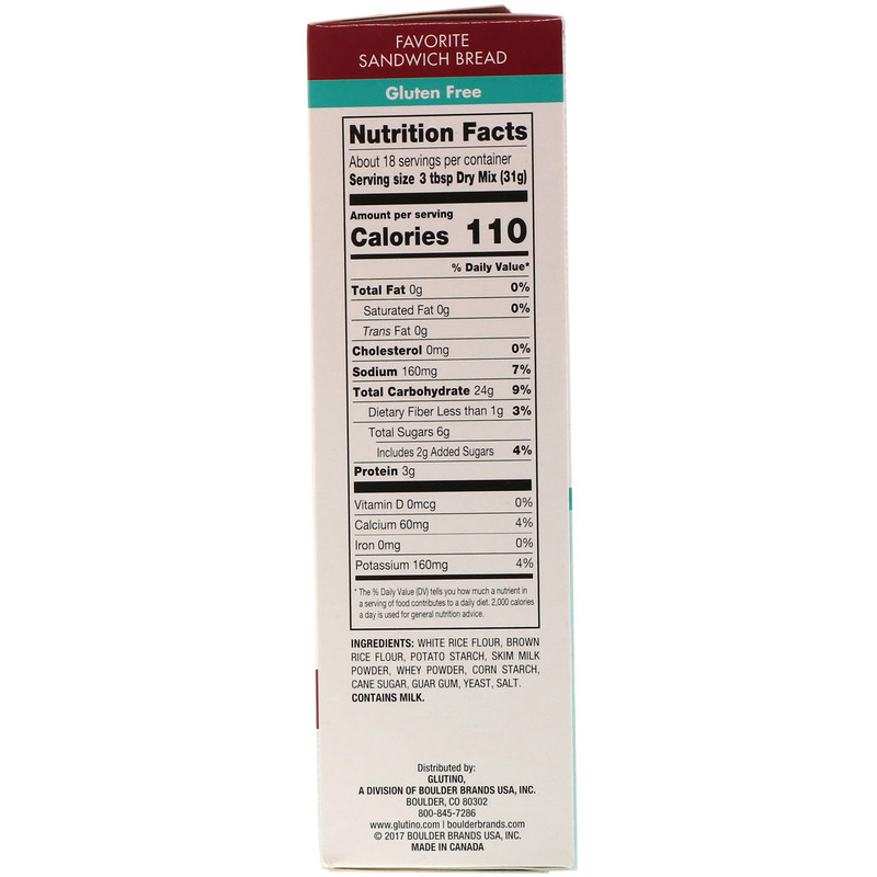 Glutino, Favorite Sandwich Bread Mix, 20.1 oz (570 g) iHerb