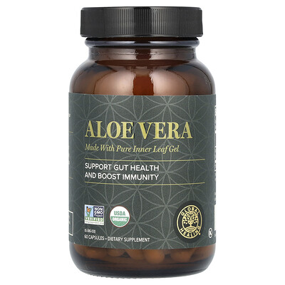 Global Healing, Aloe vera, 60 cápsulas (180 mg por cápsula)