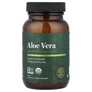 Global Healing, Aloe vera, 60 cápsulas (180 mg por cápsula)
