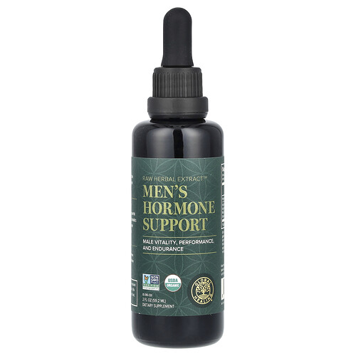Global Healing, Raw Herbal Extract, roher Kräuterextrakt für Männer, Unterstützung der Hormone für Männer, 59,2 ml (2 fl. oz.)