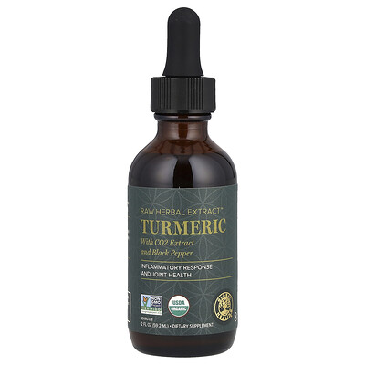 Global Healing, Extracto herbal crudo, Cúrcuma, 59,2 ml (2 oz. líq.)