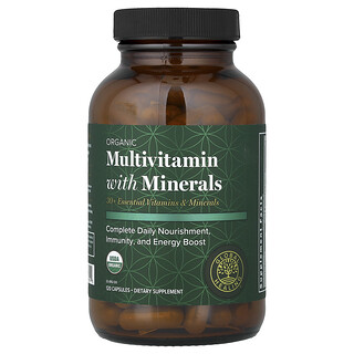 Global Healing, Organic Multivitamin With Minerals, 120 Capsules