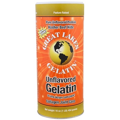 Коллаген для суставов и связок Beef Hide Gelatin, без вкусовых добавок, 454 г