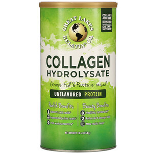 Грэйт Лэйкс Гелатин Ко, Collagen Hydrolysate, Unflavored Protein, 16 oz (454 g) отзывы