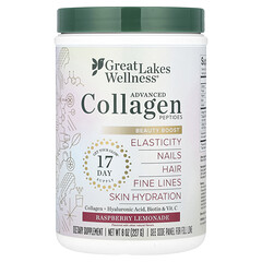 Advanced Collagen Peptides, пептиди колагену, малиновий лимонад, 227 г (8 унцій)