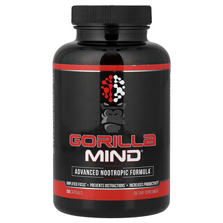 Gorilla Mind, Fórmula nootrópica avanzada, 150 cápsulas