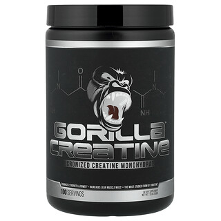Gorilla Mind, Creatine, Micronised Creatine Monohydrate, 1.1 lb (500 g)
