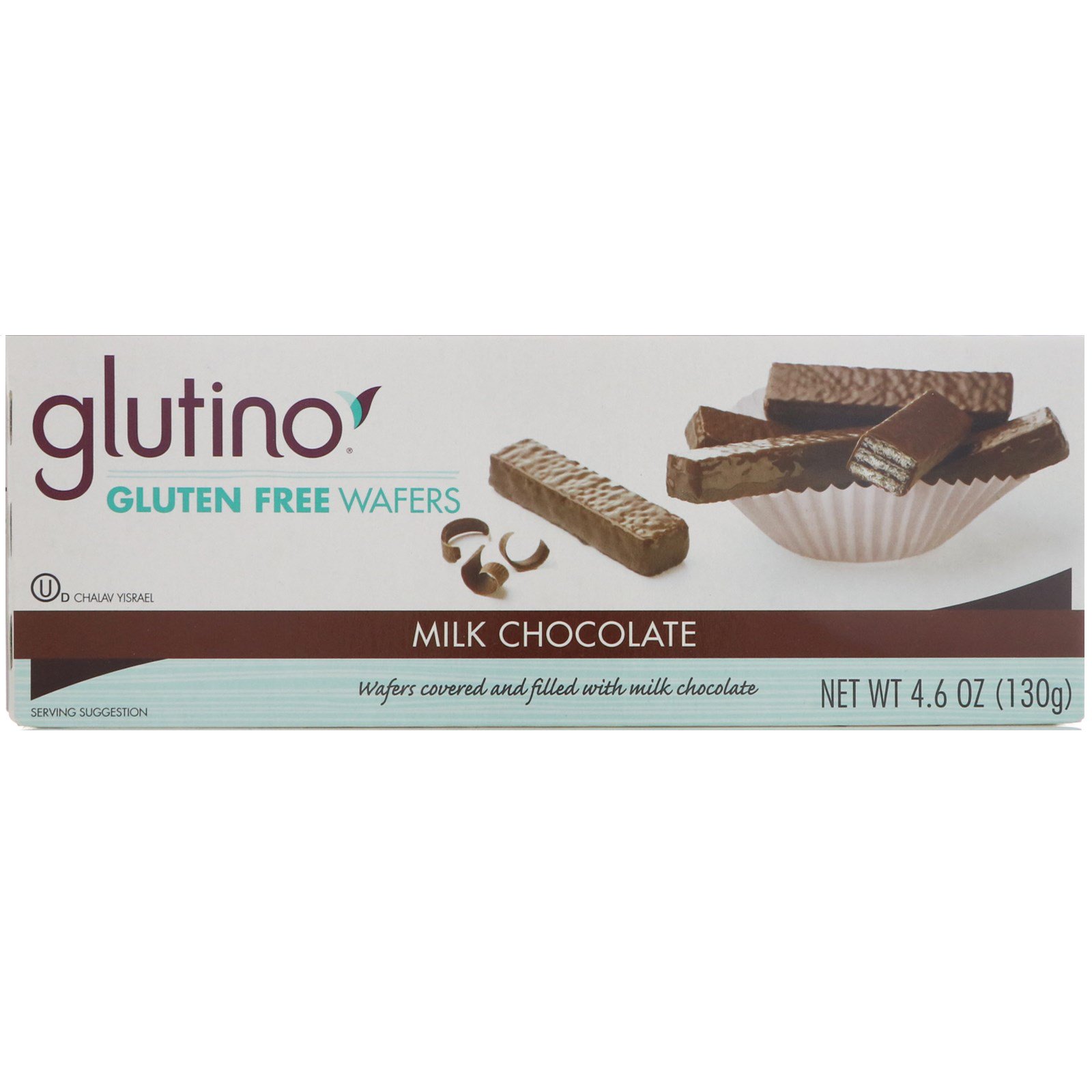 Glutino グルテンフリー ミルクチョコレートコーティングウェハース チョコレート 4 6 Oz 130 G Iherb