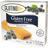 Glutino, Батончики для завтрака без глютена, черничные, 5 батончиков, 1,42 унции (40 г) каждый отзывы