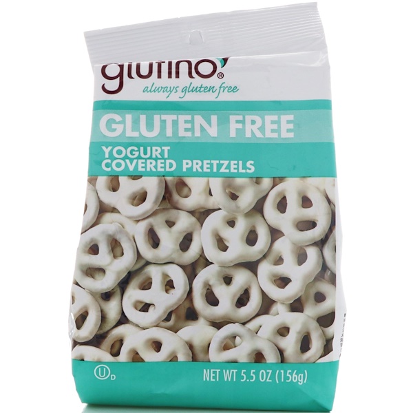 Glutino, Gluten Free Yogurt Covered Pretzels, 5.5 oz (156 g) iHerb