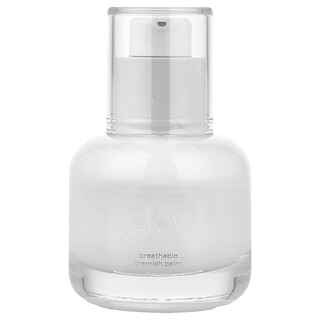 Glow, Breathable Blemish Balm, For All Skin Types, White, 30 ml (1 fl oz)