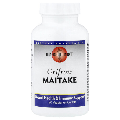 Mushroom Wisdom Grifron® Maitake, 120 Vegetarian Caplets