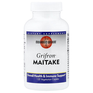 Mushroom Wisdom, Grifron® Maitake, 120 Vegetarian Caplets