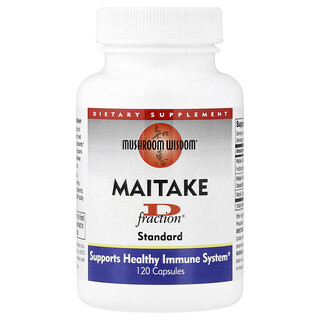ماشروم ويسدوم‏, Maitake D Fraction® ، قياسي ، 120 كبسولة