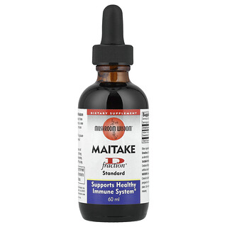 Mushroom Wisdom, Maitake D Fraction® estándar, 60 ml