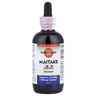 Mushroom Wisdom, Maitake D-Fraction® estándar, 120 ml
