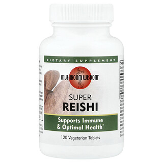 ماشروم ويسدوم‏, Super Reishi، 120 كبسولة نباتية
