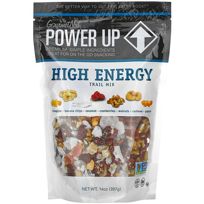 Power Up Смесь High Energy Trail, 14 унций (397 г)