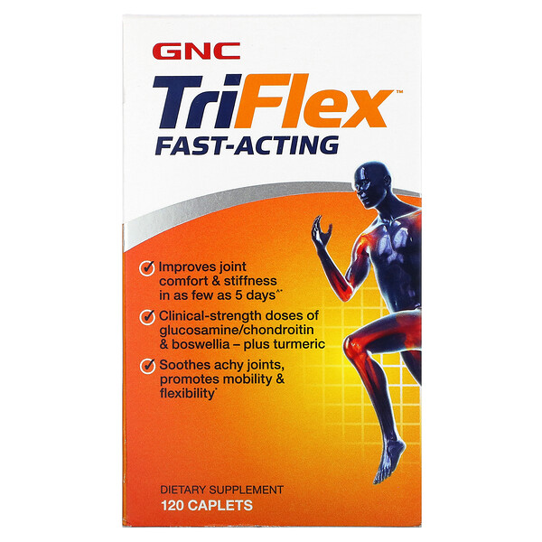 GNC‏, TriFlex Fast-Acting, 120 Caplets