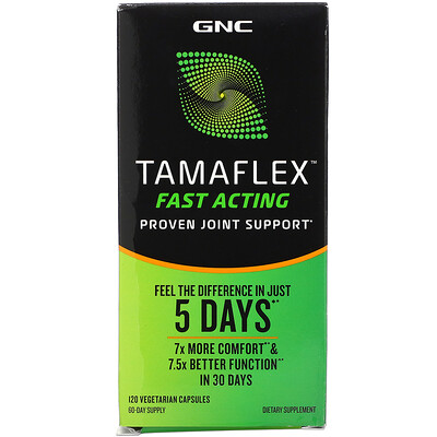 GNC Tamaflex, Fast Acting, 120 Vegetarian Capsules