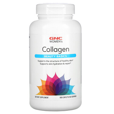 GNC Women's Collagen, Beauty Basics, 180 Caplets
