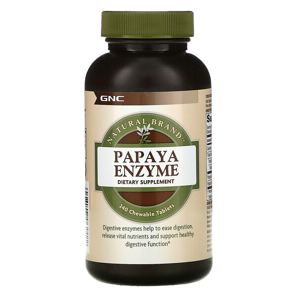 GNC, Papaya Enzyme, 240 Chewable Tablets iHerb