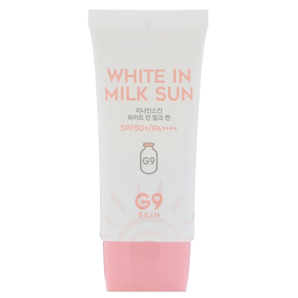 G9skin‏, White In Milk Sun, SPF 50+ PA++++, ‏40 גרם