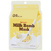 G9skin, 香蕉牛奶炸彈美容面膜，5 片，每片 21 毫升