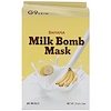 G9skin, Banana Milk Bomb Mask, 5 Masks, 21 ml Each