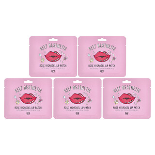 G9skin, Self Aesthetic, Rose Hydrogel Lip Patch, 5 Patches, 0.1 oz (3 g) Each