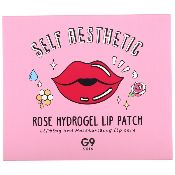 Self Aesthetic, Rose Hydrogel Lip Patch, 5 Patches, 0.10 oz (3 g)
