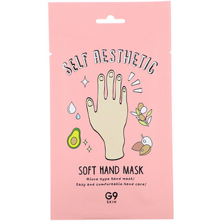 G9skin, Self Aesthetic, Soft Hand Mask, 5 Masks, 0.33 fl oz (10 ml)