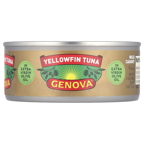 Genova Yellowfin Tuna In Extra Virgin Olive Oil, 5 oz (142 g)