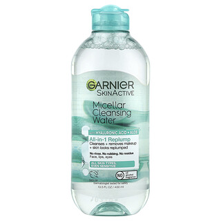Garnier, SkinActive, Micellar Cleansing Water with Hyaluronic Acid + Aloe, 13.5 fl oz (400 ml)