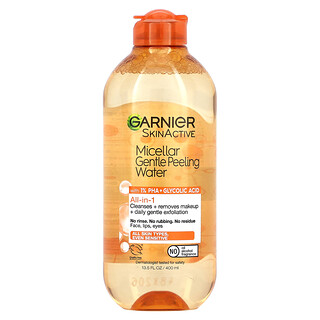 Garnier, SkinActive, Micellar Gentle Peeling Water, 400 ml (13,5 ons cairan)