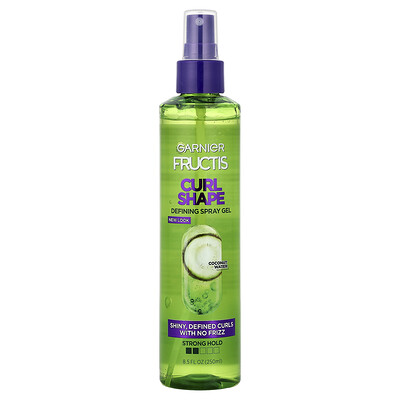 Garnier Fructis Curl Shape Defining Spray Gel 85 fl oz 250 ml