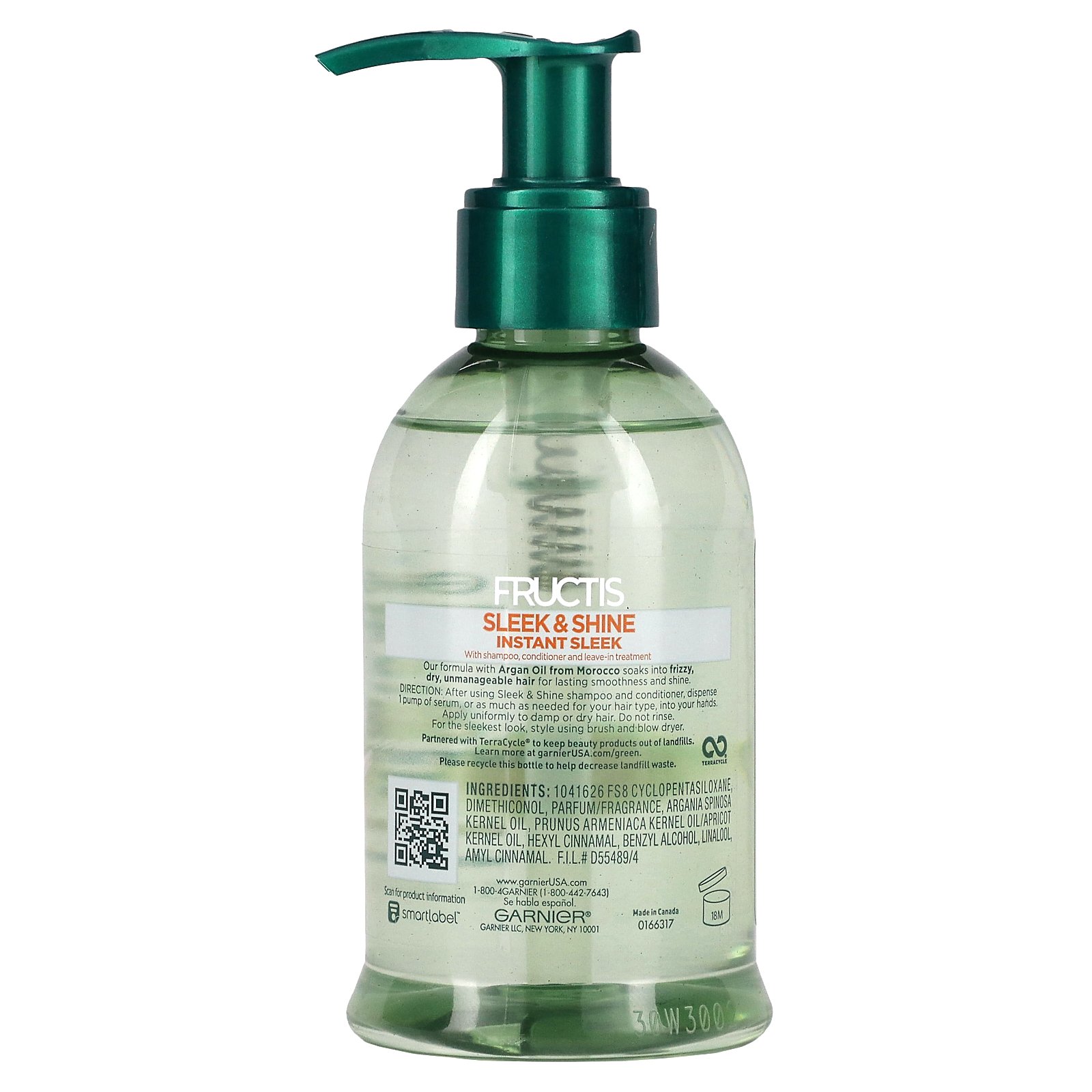 Garnier Fructis Sleek And Shine Sérum Antifrizz 150 Ml 51 Oz 8411