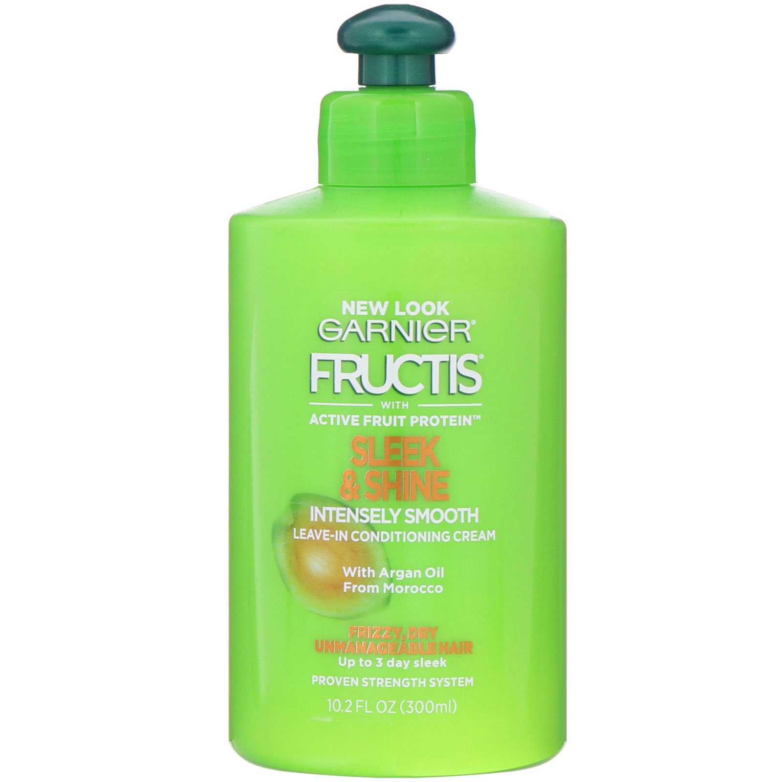 Garnier, Fructis, Sleek & Shine, Intensely Smooth Leave-In Conditioning ...