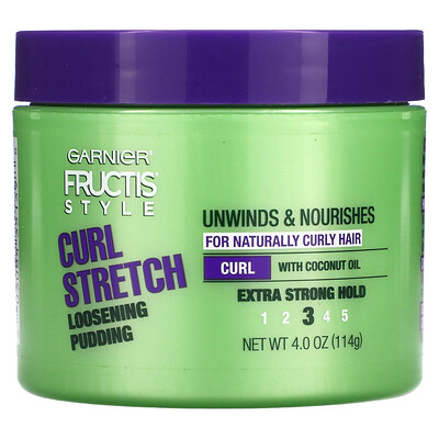 

Garnier, Fructis Style, Curl Stretch Loosening Pudding, 4 oz (114 g)
