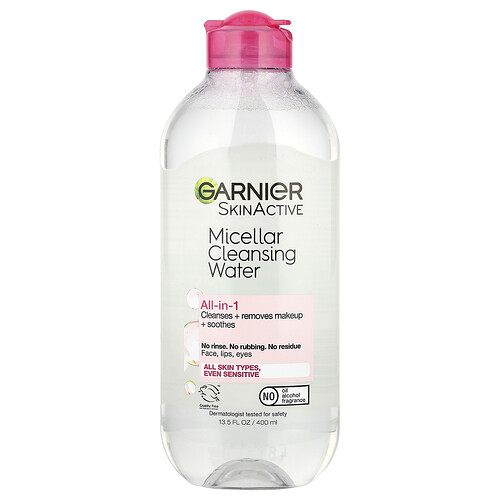 Garnier SkinActive, Micellar Cleansing Water, All-In-1 , 13.5 fl oz (400 ml)
