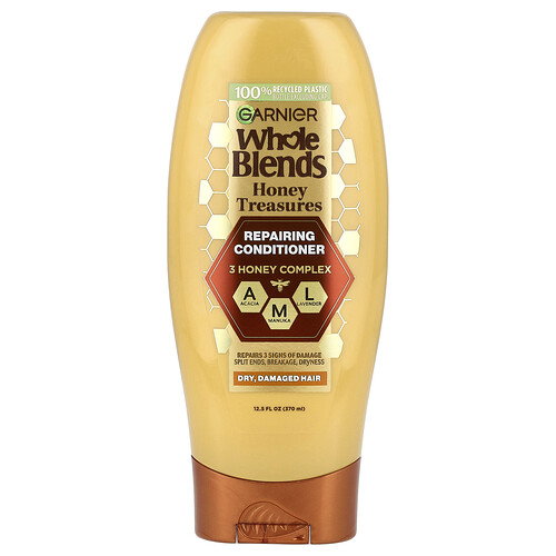 Garnier, Whole Blends, Repairing Conditioner mit Honigschätzen, 370 ml