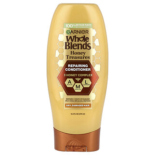 غارني‏, بلسم المعالجة Whole Blends، Honey Treasures، 12.5 أونصة سائلة (370 مل)