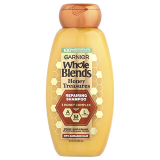 غارني‏, Whole Blends، شامبو المعالجة Honey Treasures، 12.5 أونصة سائلة (370 مل)