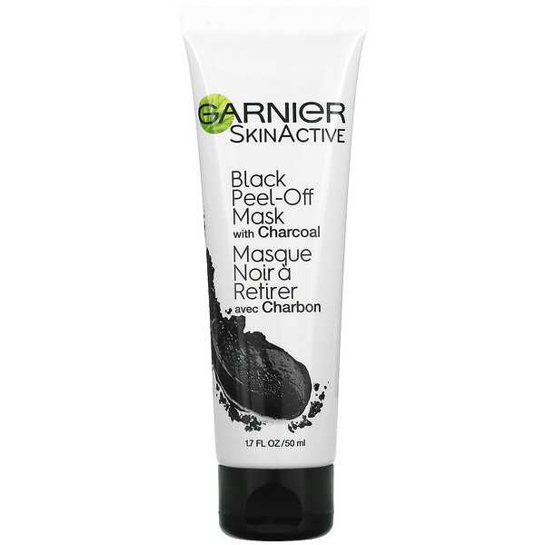 Garnier, SkinActive, Black Peel-Off Mask, With Charcoal, 1.7 fl oz (50 ml)